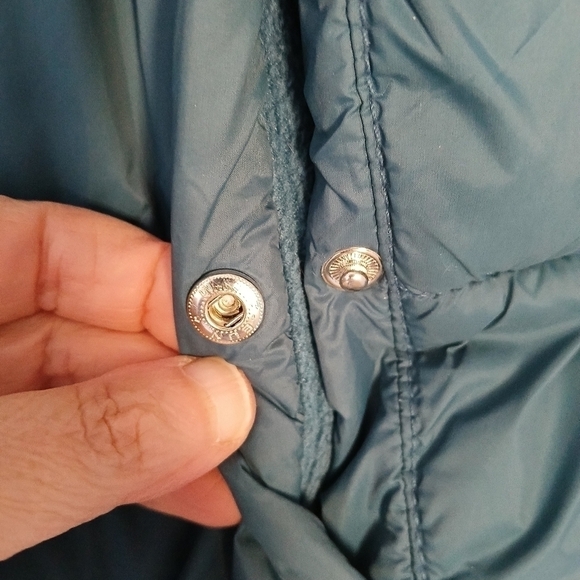 Old Navy Vest 2018 Puffer Zip Up Side Pockets Teal - Picture 8 of 10